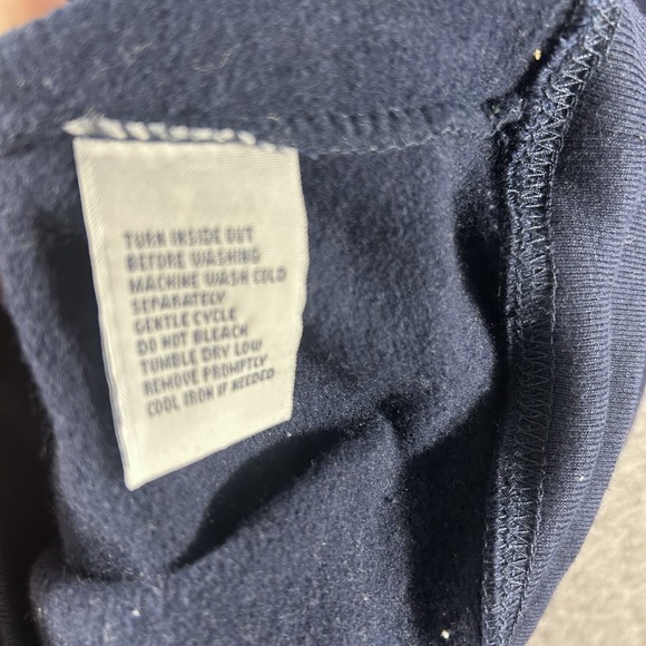 Bobbie Brooks Womens SZ S Blue Christmas Snowman Embroidered Ugly Sweatshirt New - Picture 8 of 8